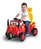 Carro de Passeio 2 em 1 Infantil MK Truck Bombeiro Calesita - Imagem 3