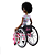 Barbie Fashionista Cadeira De Rodas Negra - Mattel - Imagem 2
