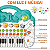 Teclado Piano Musical Criança Infantil Sons Animais Bichos - Imagem 2