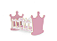 Berço Bercinho de Balanço Boneca Brinquedo Princesas Junges - Imagem 5