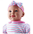 Boneca Bebê Chloe Frases Bambola - Imagem 1