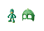 Máscara e Boneco Articulado PJmasks Largatixo Gekko Hasbro - Imagem 1