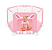 Cercado Cercadinho Quadrado Berço Baby Coelhinho Rosa Infantil - Imagem 1