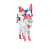 Pokémon Figura Batalha Sylveon Articulado - Imagem 2