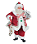 Papai Noel em Resina com Roupa Tradicional Vermelha 27,5cm - Imagem 2