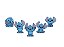 Boneco Stitch Mini Figuras Little Figs - 5 unidades - Imagem 2