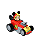 Carrinho Roda Livre Turma Mickey Aventura Sobre Roda 04 Unid - Imagem 2