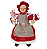 MAMAE NOEL NATAL SENTADO (VERMELHO BEGE) 45cm (FLORARTE) Vol. 3 - Imagem 3