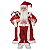 Papai Noel Candy Vermelho 30 cm Decoração Natal - Imagem 3