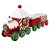 Trem Trenzinho Metal Decorativo Boneco de Neve 78cm Natal - Imagem 2