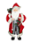 Papai Noel em Pé Vermelho e Branco Com Barrado 30cm - Imagem 3