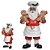 Papai Noel Resina Negro Confeiteiro Cookies 28 cm - Imagem 1