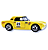 Hot Wheels Carrinho Escala 1:64 Honda S800 Racing Amarelo - Imagem 1