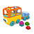 Carrinho ônibus Fofilhotes com Bichinhos e Blocos Cardoso - Imagem 1