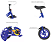 Bicicleta Infantil com Rodinha Banco Regulagem Aro 12 Azul - Imagem 2