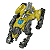 Power Rangers Filme Sabertooth Batalha Zord Figura Amarelo - Imagem 3