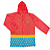 Capa de Chuva Infantil Mulher Maravilha Vermelha - Imagem 1