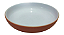 Tigela Cumbuca Bowl Baixa Cerâmica Bicolor 720 ml - Imagem 1