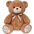 Pelúcia Urso Ursinho Carinho 29 cm Fofo Macio Buba 29 cm - Imagem 3