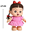 Boneca Rosinha Iti Malia Turma da Mônica 25 cm Novabrink - Imagem 2
