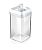 Pote Plástico com Tampa Hermética Branco 2300 Ml - Imagem 3