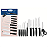 Blister Jogo Facas Descascador Tesoura Kit 10 pcs Plenus - Imagem 1