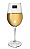 Jogo 02 Taças De Vinho Branco Sylvia 350 ml Cristal Bohemia - Imagem 3
