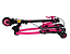 Patinete Trinete Radical Frog New Rosa Dobrável DM Toys - Imagem 2