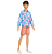 Ken Fashionistas Ken Suéter Azul e Rosa com Shorts Laranja - Imagem 1