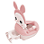 Troninho Infantil Coelhinha Baby Rosa com Depósito Removível - Imagem 4