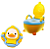 Troninho Infantil Patinho Baby com Depósito Removível - Imagem 3