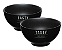 Bowl Tigela Manhattan 440 ml Preto Fosco - Kit 02 Peças - Imagem 2