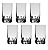 Jogo de Copos Cristal 230 ml Barline Trio Bohemia - Imagem 1