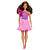 Barbie Fashionista Corpo Curvilíneo Vestido Pink  n. 225 - Imagem 1
