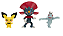 Pokemon Figura Batalha Pikachu + Weavile + Machop - Sunny - Imagem 2