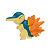 Pokemon Figura Batalha Poliwag + Zangoose + Cyndaquil - Imagem 2