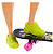 Barbie Extra Skatista Cabelo Azul com Pet Mattel - Imagem 3