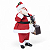 Boneco Natal Papai Noel Turista com Máquina Fotográfica - Imagem 5