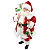 Papai Noel com Saco de Presentes e Bolas de Natal 38 cm - Imagem 1