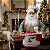 Papai Noel em Pé Confeiteiro com Bandeja de Cookies 45cm - Imagem 3