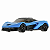 Hot Wheels  Carrinho Mc Laren  W1 Azul Escala 1:64 - Imagem 1