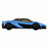 Hot Wheels  Carrinho Mc Laren  W1 Azul Escala 1:64 - Imagem 2