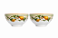 Bowl Tigela Cumbuca Concept Pêra 490 ml  - Kit 02 Peças - Imagem 2