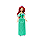 Boneca Princesa Ariel Pequena Sereia Cintilante Mattel - Imagem 2