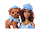 Boneca Barbie Look Iguais Teresa e Cachorrinho Twinning Looks - Imagem 2