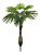 Palmeira Leque Real Toque 1,30 M Artificial - Imagem 1