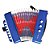 Mini  Acordeon 07 Botões Cores Sortidas DM Toys - Imagem 2