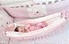 Rede De Bebê Para Berço rosa bebê 100% Algodão Redinha Baby - Imagem 3