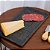 TÁBUA RETANGULAR CHEESE PERSONALIZADA - ARDÓSIA - COR GRAFITE  (INCLUSO LAÇO DE CETIM) - Imagem 3