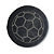 ESPECIAL COPA | PORTA COPOS REDONDO FORMATO BOLA FUTEBOL - ARDÓSIA - COR GRAFITE - KIT COM 4 UNIDADES - Imagem 4